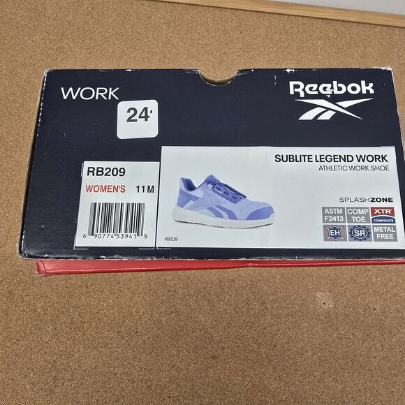 Reebok Work Sublite Legend Women's 11 Composite Safety Toe Shoes Light Blue (S4) - Picture 10 of 10